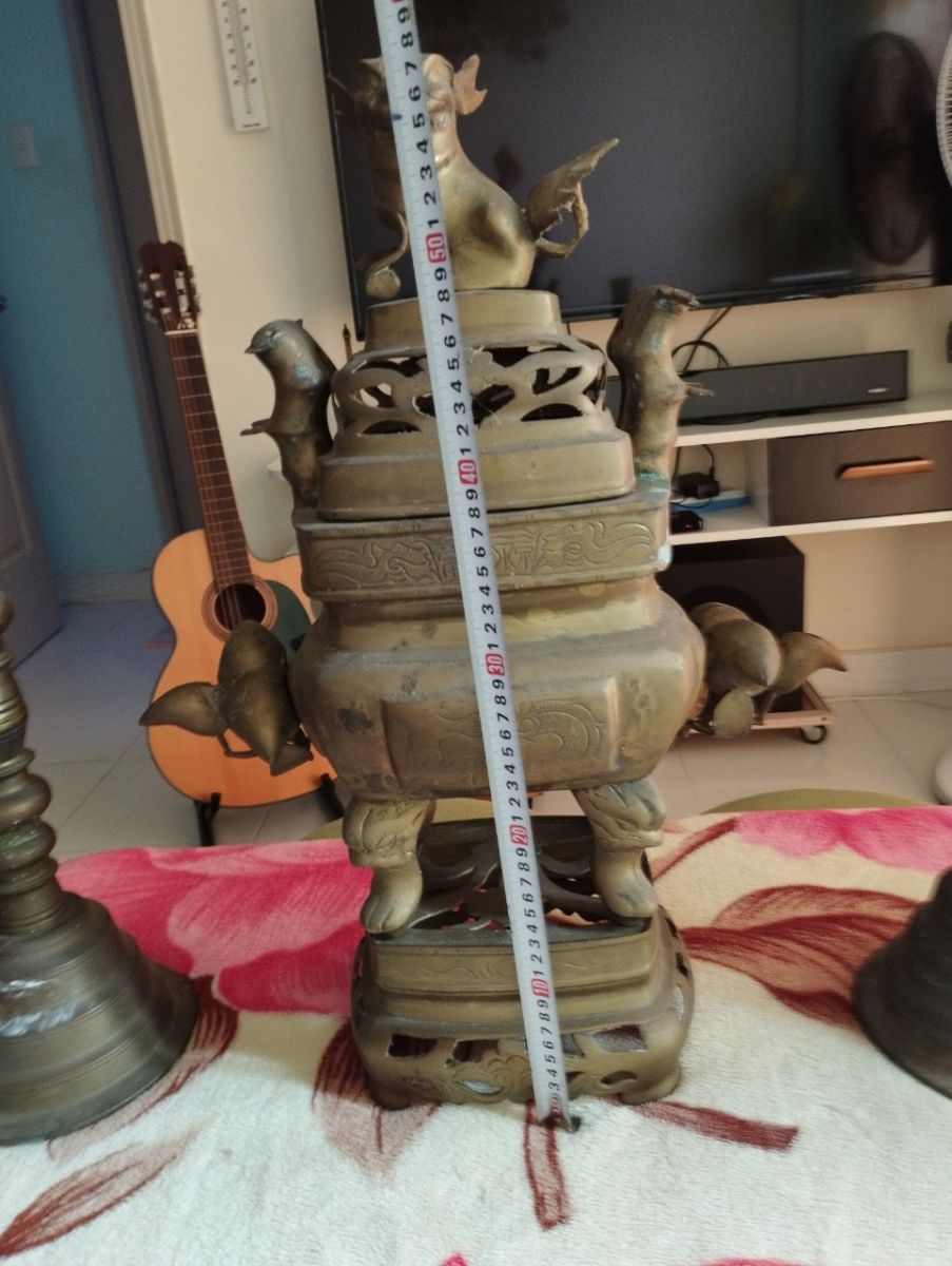 Báo Gía Thu Mua Lư Đồng Đỉnh Đồng Lư Hương Cũ Xưa Tại TPHCM 3 đỉnh đồng xưa