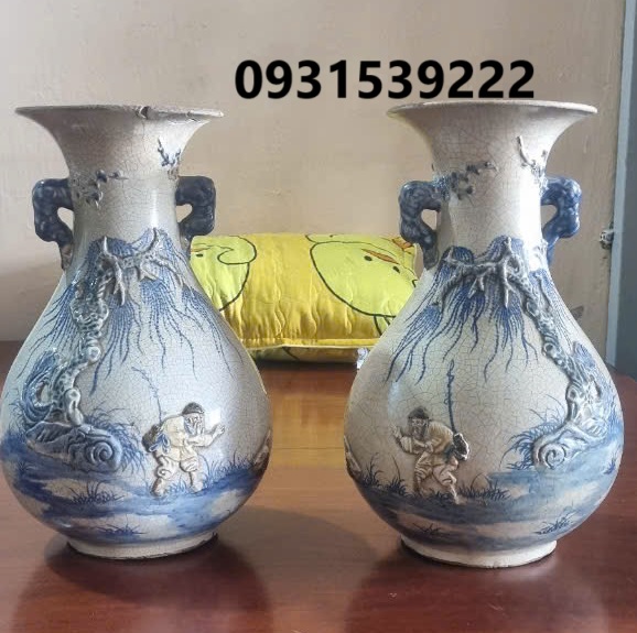 Mua Các Loại Bình Bông Lục Bình Gốm Cổ Xưa Giá Cao Toàn Quốc 3 bình bông lục bình bát tràng